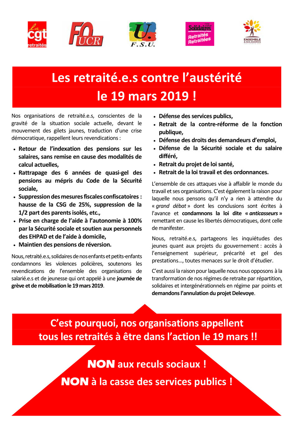Déclaration D Intention De Grève 1er Degré